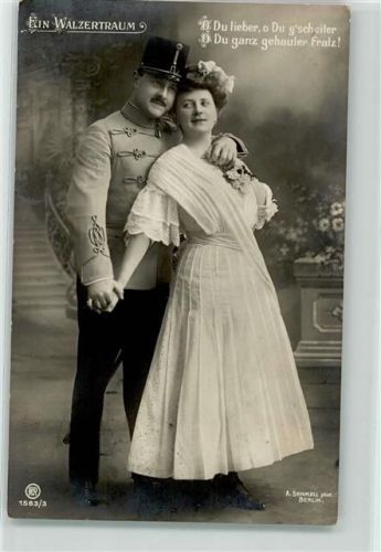 1908 Rotophot Serie 1583-3 Ein Walzertraum AK