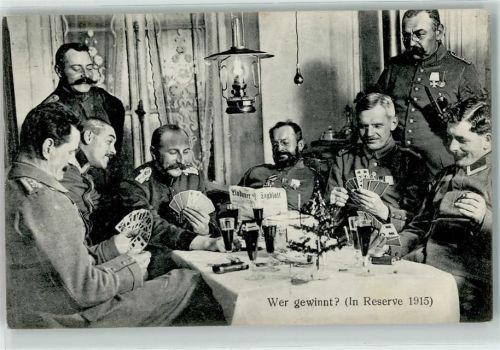 Soldatenleben WK I Wer gewinnt? Reserve 1915