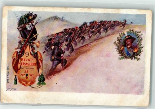 1900 Regg. 9 Bersaglieri Bataglioni 28, 30, 32 AK Regiment