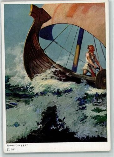sign. Hans Toepper Wikinger Verlag Ackermann Nr. 6167