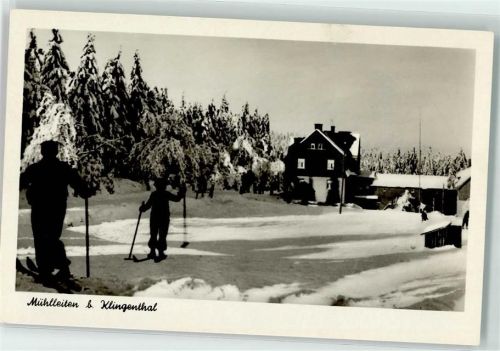 Mühlleithen Skiläufer Winter