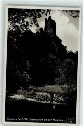 Manderscheid Die Lieser Angler Niederburg