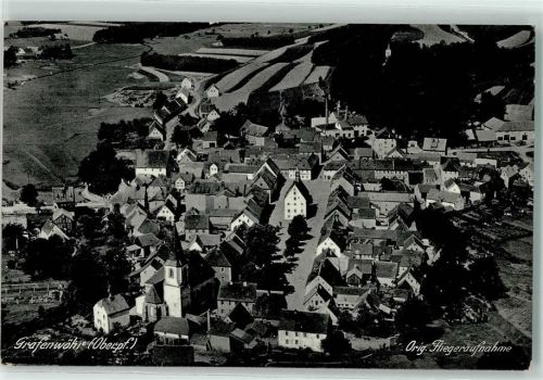 Grafenwöhr Fliegeraufnahme Stadtplatz