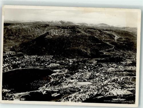 Bergen Fliegeraufnahme
