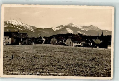 83355 W8221 Grabenstätt , Chiemsee - Hochgern Hochfellngipfel