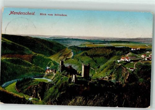 Manderscheid Belvedere Burgruinen Ober- und Niederburg
