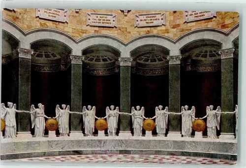 Kelheim Befreiungshalle Siegesgöttin darüber Feldherrntafeln