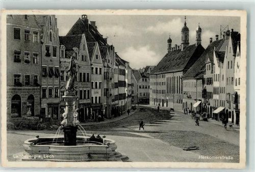 86899 W8910 Landsberg a. Lech - Herkomerstraße Brunnen