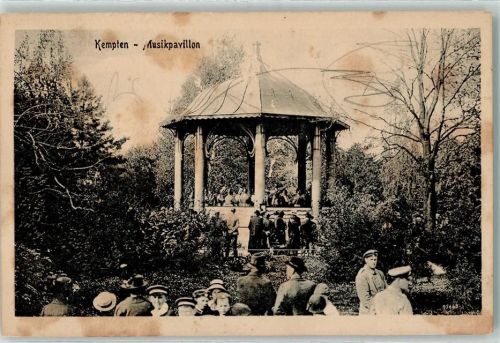 Kempten 1917 Musikpavillion