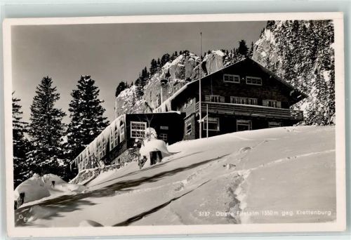 Schliersee Winter Obere Firstalm gegen Krettenburg