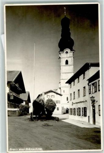 83530 W8095 Schnaitsee Foto AK Kirche