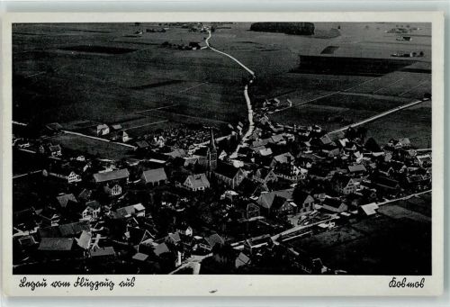 87764 W8945 Legau - Fliegeraufnahme