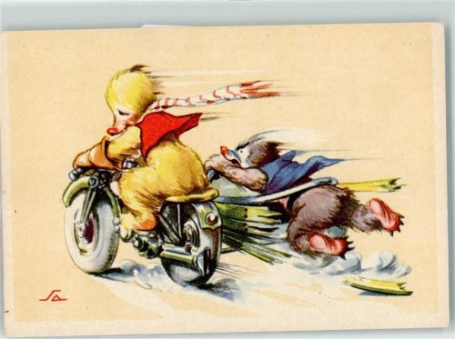 sign. Salac A. Ludvik Nr. M-7 Bär Motorrad