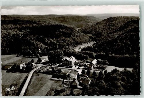 67471 W6738 Schwarzbach - Fliegeraufnahme Gasthaus Pension Waldesruh bei Johanniskreuz