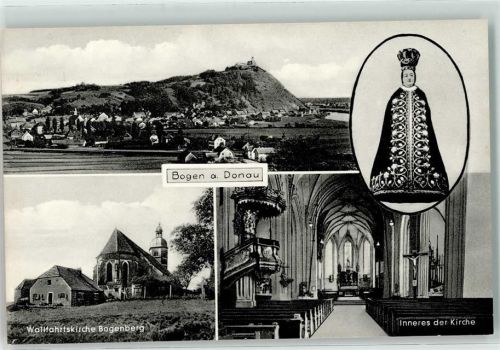 Bogen Wallfahrtskirche Inneres der Kirche Gnadenbild