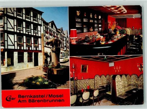 Bernkastel-Kues Bar Am Bärenbrunnen Bartresen Barraum Brunnen Mercedes Heckfloße