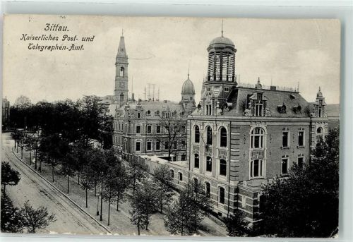 Zittau 1909 Kaiserliches Post- uns Telegraphen Amt