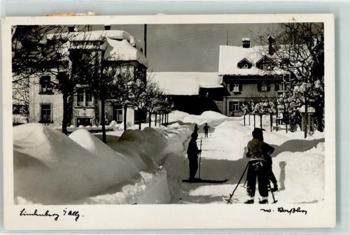 Lindenberg Winter Skiläufer