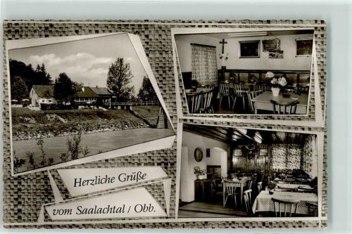 82544 W8195 Feldkirchen , Oberbay - Gasthaus Cafe am Steg Saalachtal