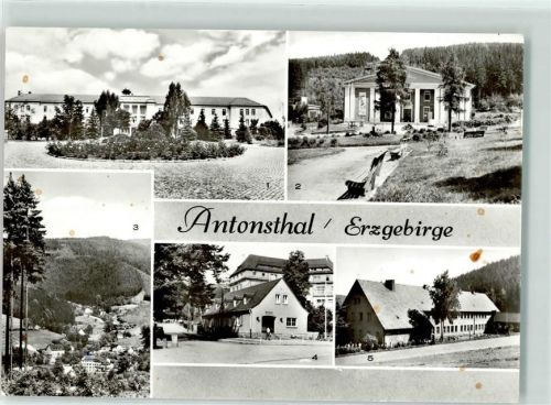 Antonsthal Sanatorium für natürliche Heilweise OT Antonshöhe Klubhaus Post Oberschule