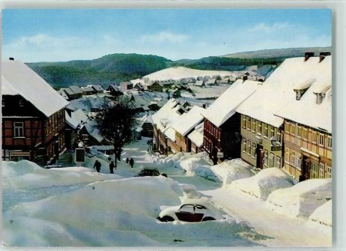 St. Andreasberg Breite Straße Winter VW Käfer