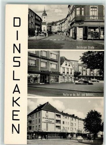 Dinslaken Duisburger Straße Hof- und Bahnstraße