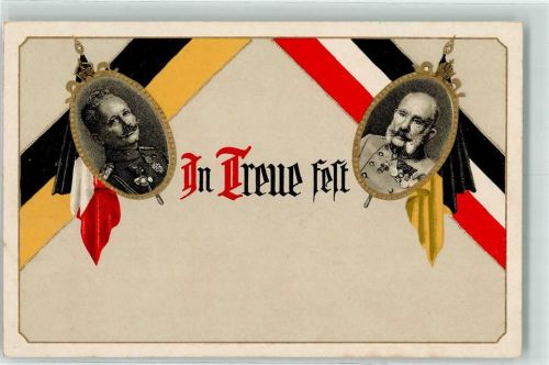 Kaiser Franz Josef I und Kaiser Wilhelm II
