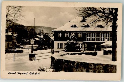Kipsdorf Bahnhof Winter