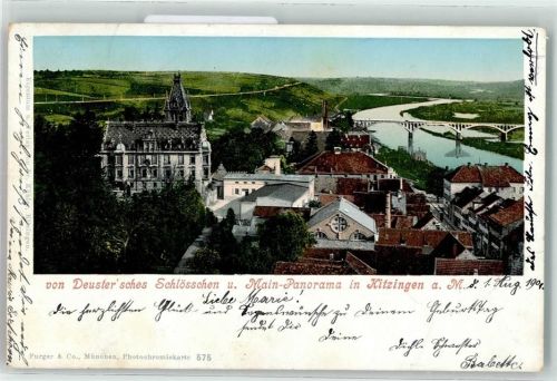 Kitzingen 1901 Deutsches Schlösschen