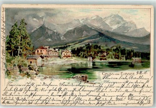 Eibsee 1901 sign. H. Deucherl