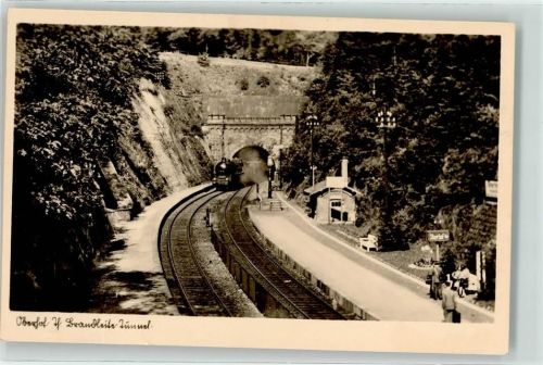 Oberhof Brandleitetunnel Bahnhof Eisenbahn