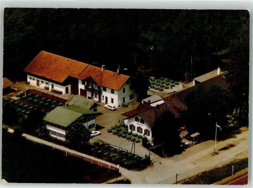 Deisenhofen Gasthaus Kugler Alm Fliegeraufnahme Auto