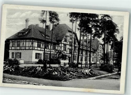 Grafenwöhr Fachwerkhäuserzeile Fahrrad