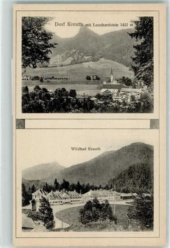 83700 W8185 Kreuth b Tegernsee - mit Leonhardstein