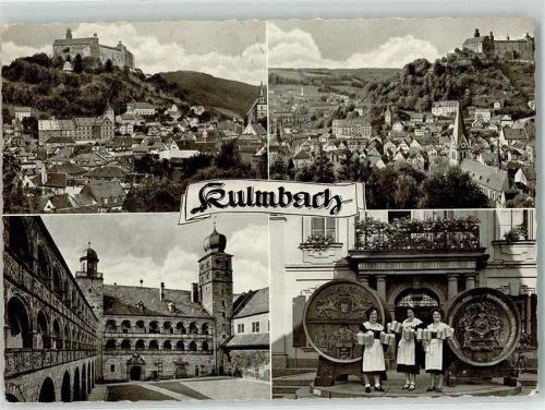 Kulmbach Kellnerinnen Maßkrüge Bierfäßer Plassenburg