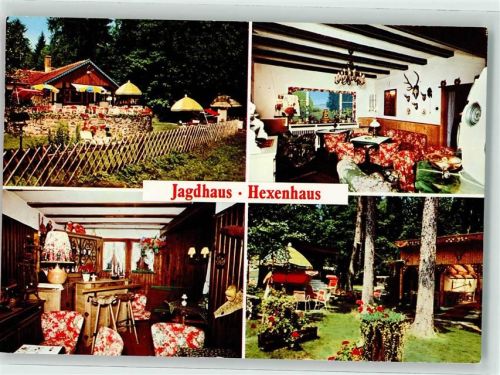 Oberthulba Jagdhaus Hexenhaus Waldfried Gaststube Bartresen Garten