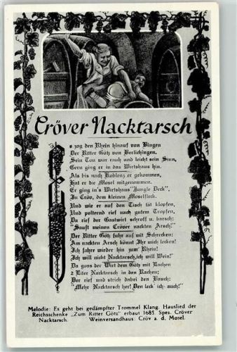 Kröv Cröver Nacktarsch Gedicht