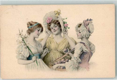 1909 Nr. 255 Frauen Mode AK