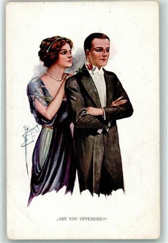 1915 Liebespaar Are you offended AK