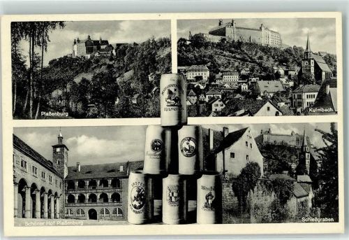 Kulmbach Schießgraben Plaßenburg Schöner Hof Plaßenburg Bierkrug