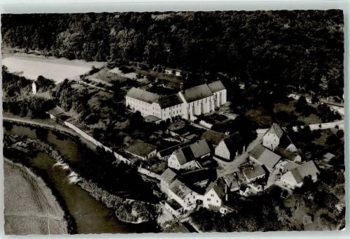 97737 W8780 Schönau b Gemünden a Main - Fliegeraufnahme Franziskaner Minoriten Kloster