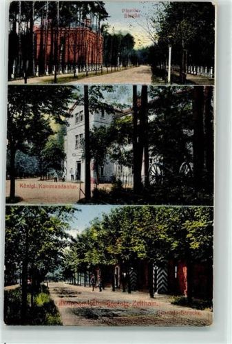 Zeithain 1917 Planitzer Straße Kgl. Kommandantur Truppen Ubungs Platz Generals Baracke