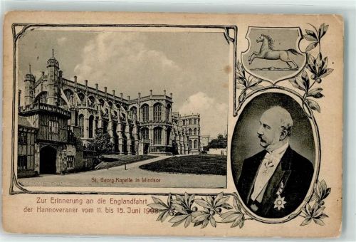Erinnerung Englandfahrt der Hannoveraner 1908 - St. Georg Kapelle in Windsor
