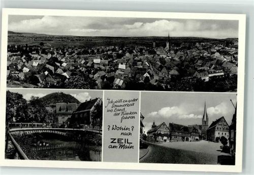 Zeil Marktplatz Kirche Brücke