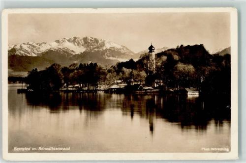 Bernried Starnberger See Benediktenwand