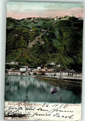 Como 1906 Seilbahn Funiculare Como Brunate