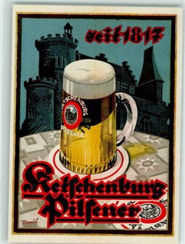 Stolberg Trinkt das gute Keltschenburg Pilsener Brauerei seit 1817 Bier