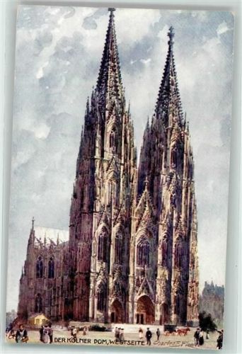Köln Altstadt-Nord 103 Tuck`s Oilette Serie Kölner Dom No. 657 Dom sign. Charles F Flower
