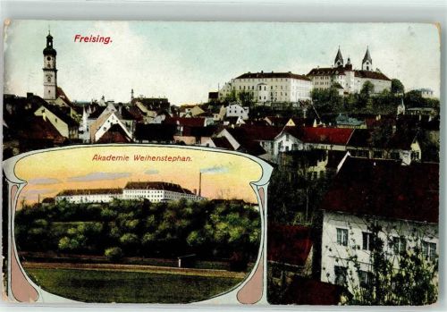 Freising 1912 Domberg Dom St. Maria und St. Korbinian Fürstbischöfliche Residenz Akademie Weihenstephan