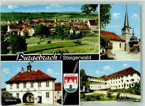 Burgebrach Rathaus Krankenhaus Pfarrkirche St. Vitus Wappen